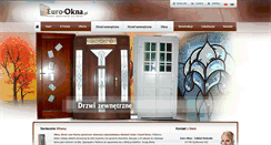 Desktop Screenshot of euro-okna.pl